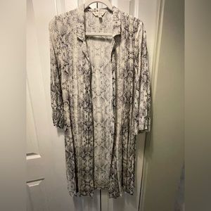 miss Selfridge open shirt jacket. Size large